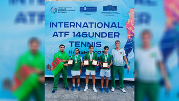 Turkmen tennis players won four gold medals at the international tournament in Uzbekistan