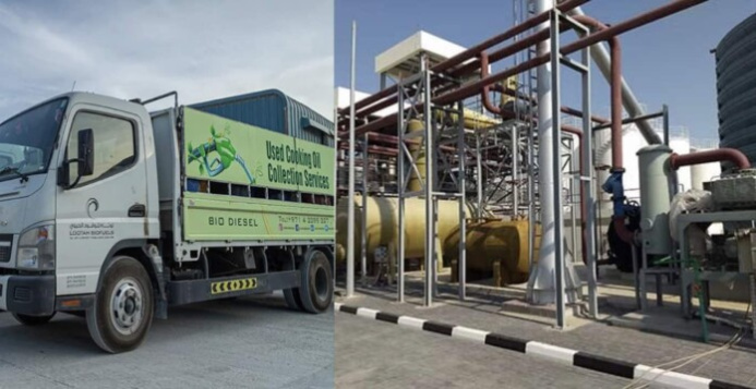  A Dubai-based company makes used vegetable oil into fuel for cars