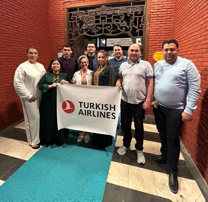  Official representatives of Turkish Airlines in Turkmenistan visited Turkey on a familiarization tour