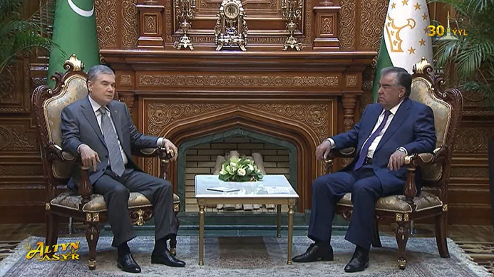  Berdimuhamedov invited Rahmon to the ECO summit in Turkmenistan