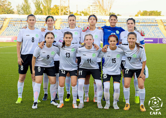  The women's football team of Turkmenistan improved its performance in the FIFA rankings