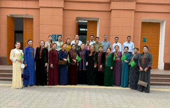 Türkmen mugallymlary ABŞ-nyň maksatnamasy boýunça Almaty şäherinde dil başarnyklaryny kämilleşdirýärler